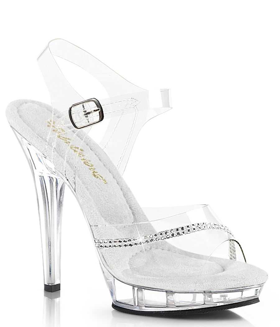 sandales-transparentes-fabulicious-lip-108r-talon-haut-accents-strass-plateforme sandales-transparentes-fabulicious-lip-108r-talon-haut-accents-strass-plateforme