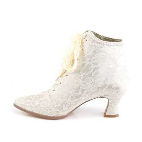 Bottines de scène champagne beige à talons bobines confortables pour créateurs et artistes.