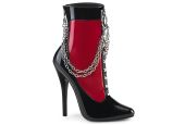 Bottines fétiches de luxe Devious Domina 1033 à talons aiguilles extrêmes de 15cm et laçage frontal LBDHT. Bottines fétiches de luxe Devious Domina 1033 à talons aiguilles extrêmes de 15cm et laçage frontal LBDHT.