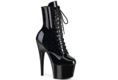 bottines-pole-dance-noires-vernies-paillettes-bleues-glitter-adore-1020blg-pleaser bottines-pole-dance-noires-vernies-paillettes-bleues-glitter-adore-1020blg-pleaser