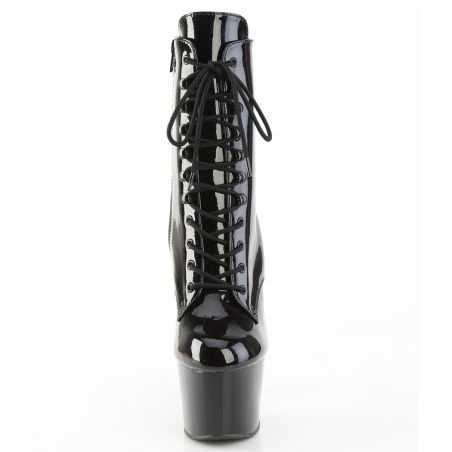 bottines-pole-dance-noires-paillettes-bleues-plateforme-7cm-pleaser