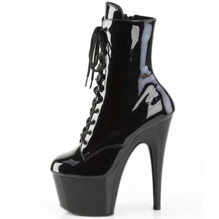 bottines-spectacle-noires-vernies-glitter-bleu-talon-haut-17cm-sexy