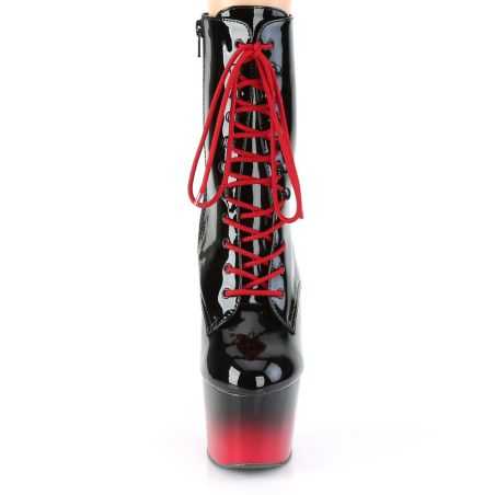 bottines-pole-dance-bicolores-noires-et-rouges-plateforme-7cm-pleaser