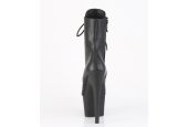 Bottines sexy mat à lacets style industriel et plateforme extrême Bottines sexy mat à lacets style industriel et plateforme extrême