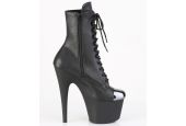 Bottines de scène mat pour modèles transgenres esthétique dark electro Bottines de scène mat pour modèles transgenres esthétique dark electro