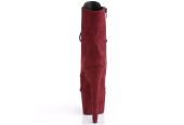 Bottines sexy bordeaux à lacets plateforme 7 cm Bottines sexy bordeaux à lacets plateforme 7 cm