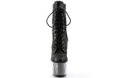 Bottines pole dance pailletées talon 18 cm reflets glitter Bottines pole dance pailletées talon 18 cm reflets glitter