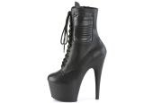 Bottines de spectacle grande taille similicuir mat plateforme 7 cm Bottines de spectacle grande taille similicuir mat plateforme 7 cm