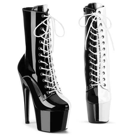 bottines-bicolores-noir-blanc-vernies-haut-talon-plateforme