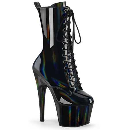 bottines-sexy-noir-holographique-reflets-multicolores-stiletto-18cm