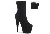bottines-suedine-noire-mate-haut-talon-plateforme-lacees bottines-suedine-noire-mate-haut-talon-plateforme-lacees