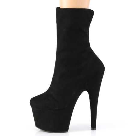 bottines-pole-dance-suedine-noire-lacets-ajustables-confort