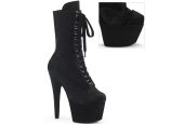 bottines-velours-noir-haut-talon-plateforme-lacees-pole-dance bottines-velours-noir-haut-talon-plateforme-lacees-pole-dance