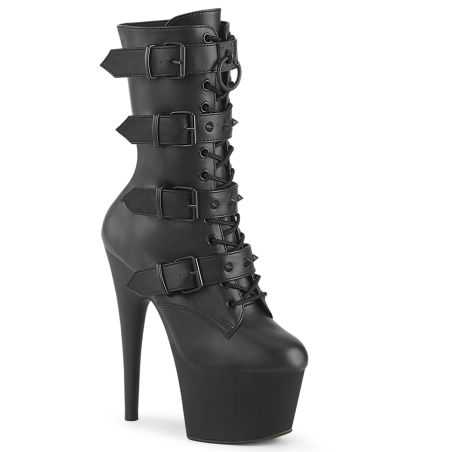 bottines-sexy-noir-mat-quatre-brides-clous-stiletto-18cm