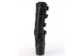 bottines-aspect-cuir-noir-style-alternatif-pointes-metal-ajustables bottines-aspect-cuir-noir-style-alternatif-pointes-metal-ajustables