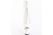 bottines-blanches-pole-dance-resille-cristaux-lacets-ajustables bottines-blanches-pole-dance-resille-cristaux-lacets-ajustables
