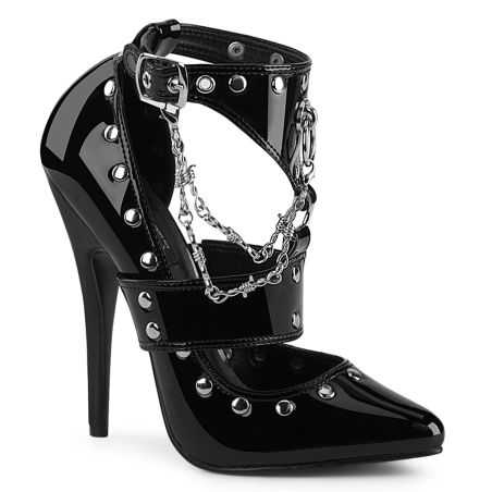 chaussures-fétichistes-talon-14-cm-chaînes-métal