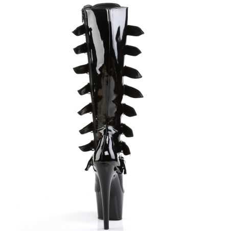 bottes-plateforme-noir-verni-look-gothique-chic-spectacle