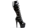 bottes-noir-verni-multi-brides-grande-pointure-shooting