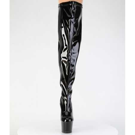 cuissardes-noires-vernies-grande-taille-transgenre-wide-fit-stabilité-plateforme-18cm