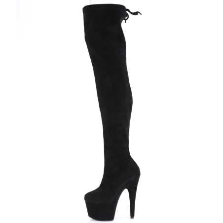 cuissardes-fetichistes-suede-noir-confort-technique-pole-dance-adore-3008-pleaser