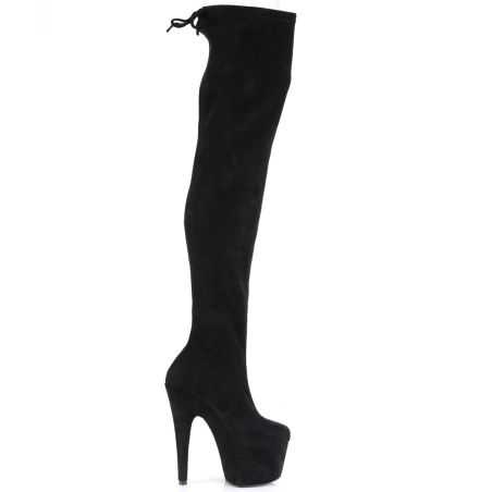cuissardes-sexy-suede-noir-éclat-mat-talon-extreme-18cm-shooting-luxe