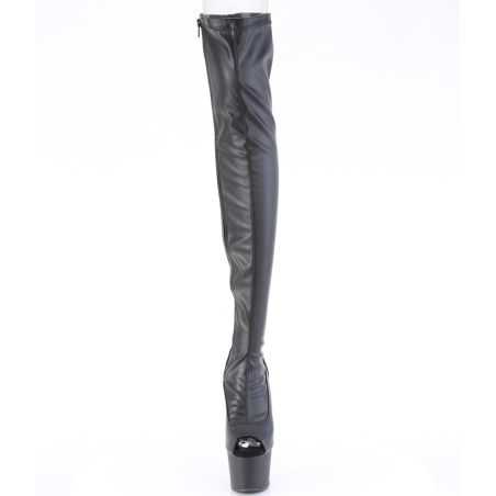 cuissardes-noires-mates-bout-ouvert-grande-taille-transgenre-stabilité-plateforme-18cm