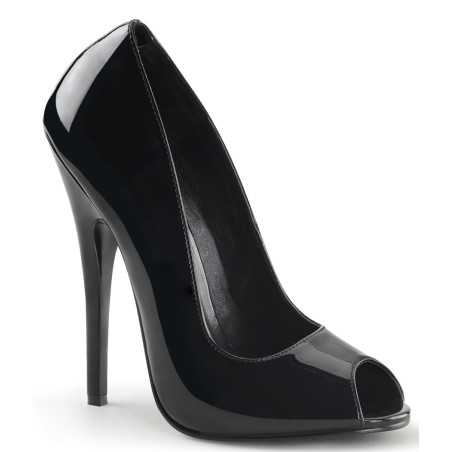 talons-aiguilles-14-cm-bout-ouvert-noir-vernis