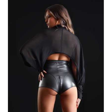 Accessoire lingerie et tenue clubwear boléro mesh noir Catanzaro PF602602V16