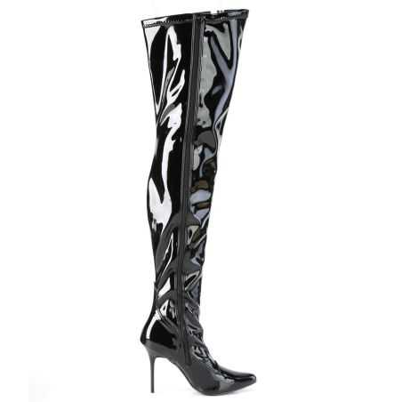 cuissardes-sexy-noires-mat-galbe-parfait-talon-stiletto-10cm-shooting