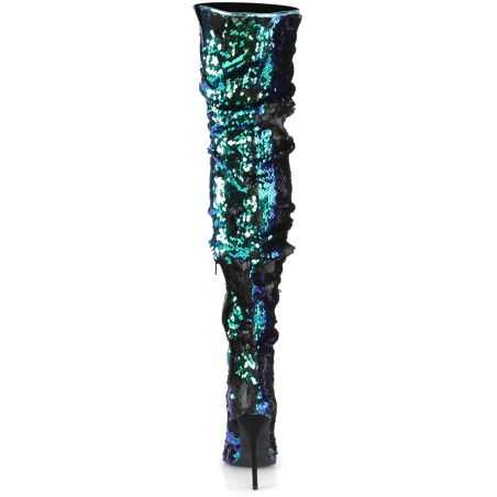 cuissardes-vert-emeraude-extensible-sequins-talon-aiguille-retro-vintage-13cm