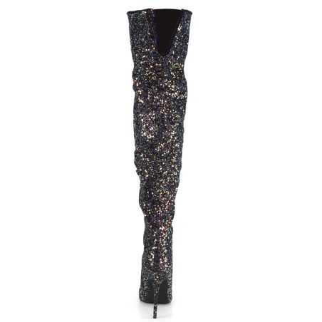 cuissardes-textile-pailleté-noir-extensible-talon-aiguille-look-soiree-13cm
