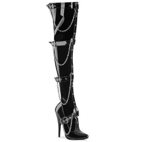 cuissardes-noires-vernies-chaines-metal-anneaux-talon-aiguille-15cm-domina-3027-devious