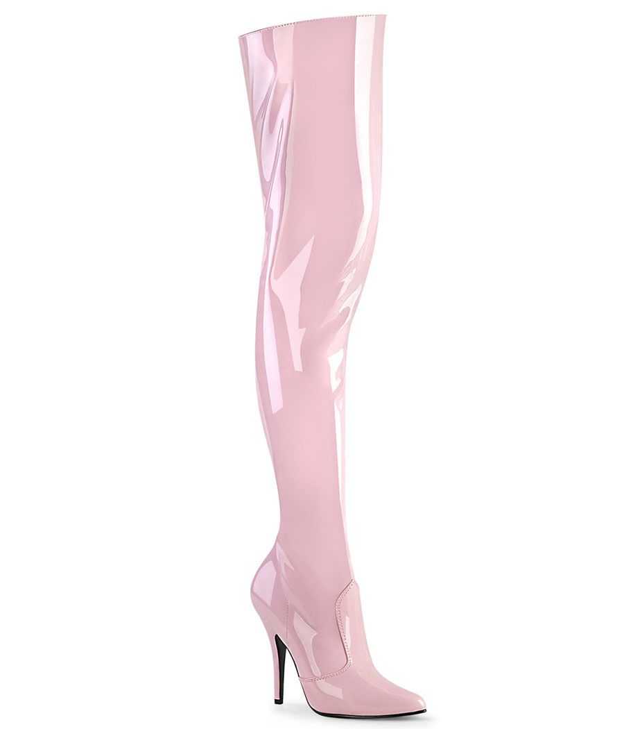cuissardes-roses-vernies-avec-zip-premium-talon-stiletto-13cm-seduce-3010-pleaser