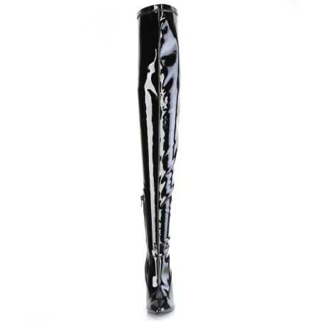 cuissarde-noire-vernie-entrejambe-lacage-dos-pleaser-seduce-4000slt