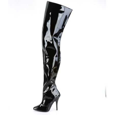 botte-ultra-haute-noire-brillante-haut-large-lbdht