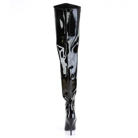 cuissarde-entrejambe-noir-vernis-sans-plateforme-wide-top