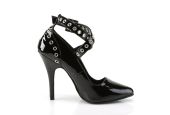 chaussure-spectacle-noire-vernie-details-oeillets-pleaser chaussure-spectacle-noire-vernie-details-oeillets-pleaser