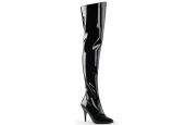 cuissarde-noir-vernis-talon-stiletto-gousset-elastique-pleaser-vanity-3010