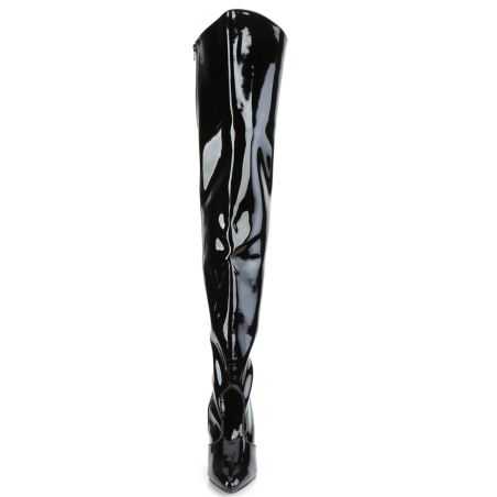 cuissarde-noire-vernie-pleaser-vanity-3010-talon-10cm