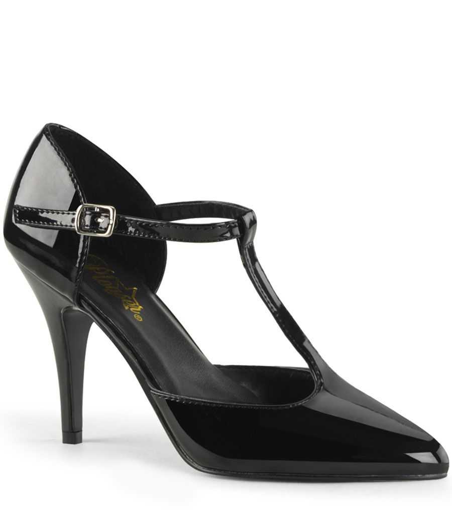 escarpin-noir-vernis-style-dorsay-bride-en-t-talon-10cm-pleaser-vanity-415 escarpin-noir-vernis-style-dorsay-bride-en-t-talon-10cm-pleaser-vanity-415