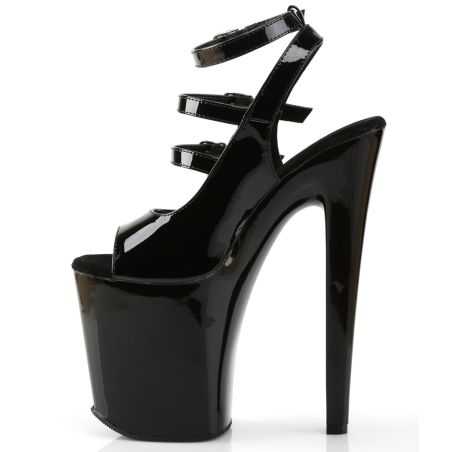 chaussure-pole-dance-noire-brides-plates-lbdht
