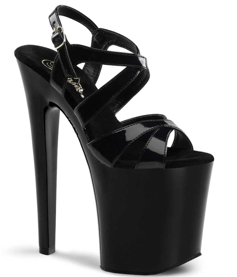 sandale-noire-vernis-brides-croisees-plateforme-massive-talon-20cm-pleaser-xtreme-872