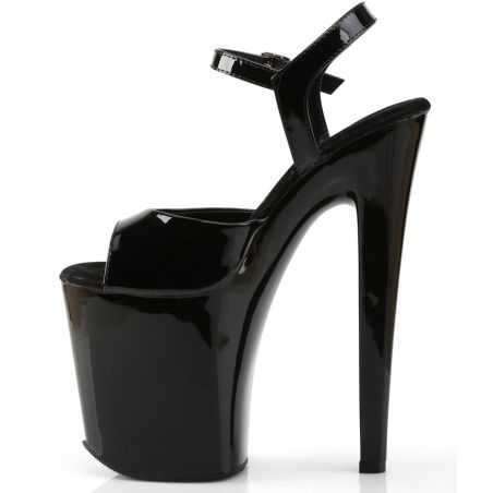chaussure-pole-dance-noire-mate-et-vernie-lbdht