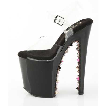 chaussure-pole-dance-transparente-details-chrome-lbdht