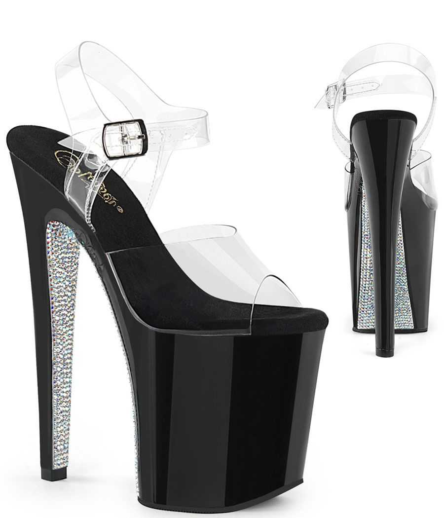 sandale-plateforme-transparente-noire-strass-contrastes-talon-20cm-pleaser-xtreme-808crs