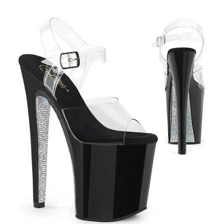 sandale-plateforme-transparente-noire-strass-contrastes-talon-20cm-pleaser-xtreme-808crs