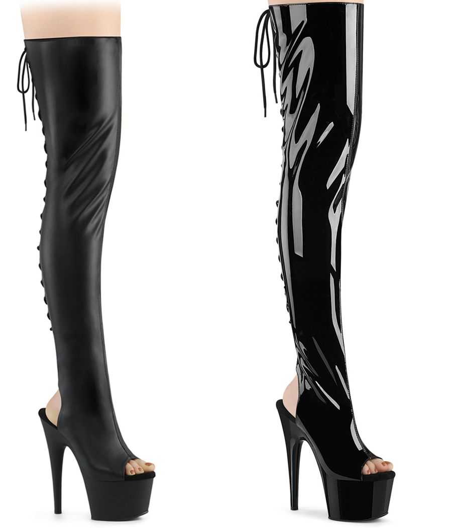 cuissarde-stretch-talon-bout-ouverts-lacage-arriere-pleaser-adore-3017