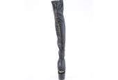 botte-haute-noire-mate-talon-ouvert-lacage-dorsal