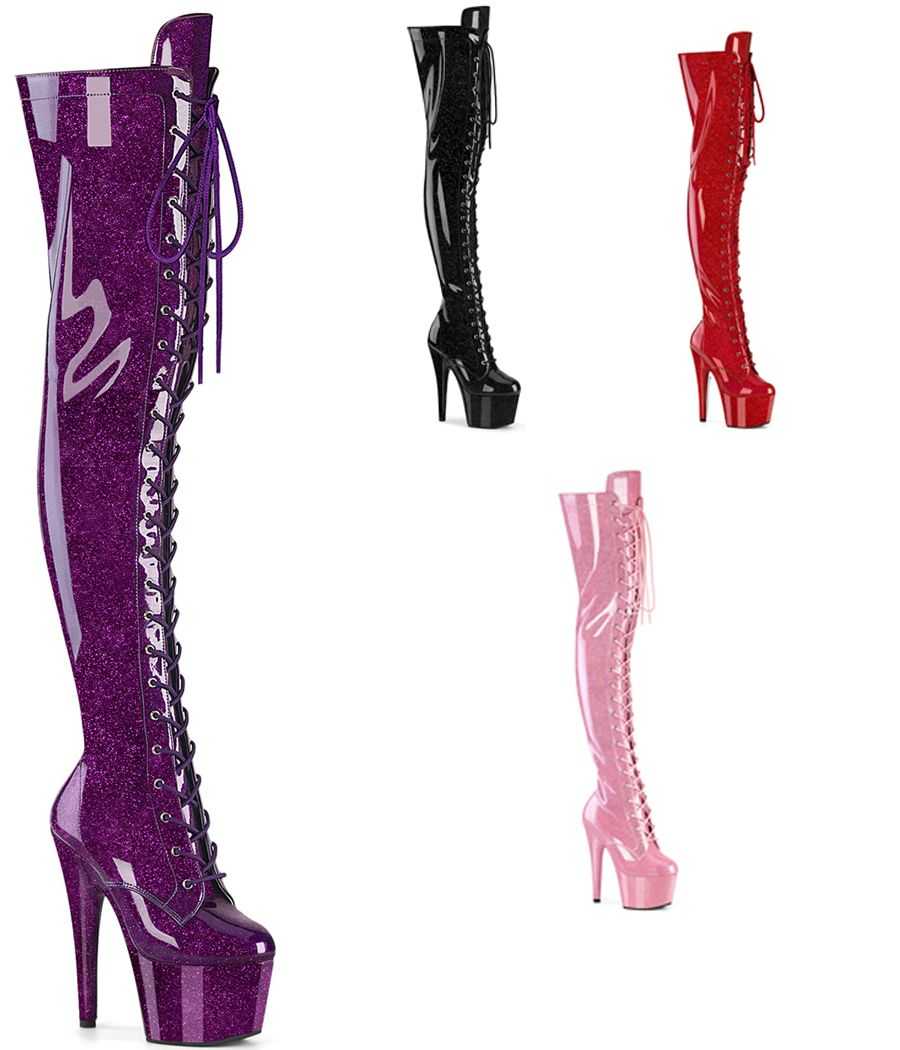 cuissarde-vernie-lacage-frontal-integral-plateforme-recouverte-pleaser-adore-3020gp